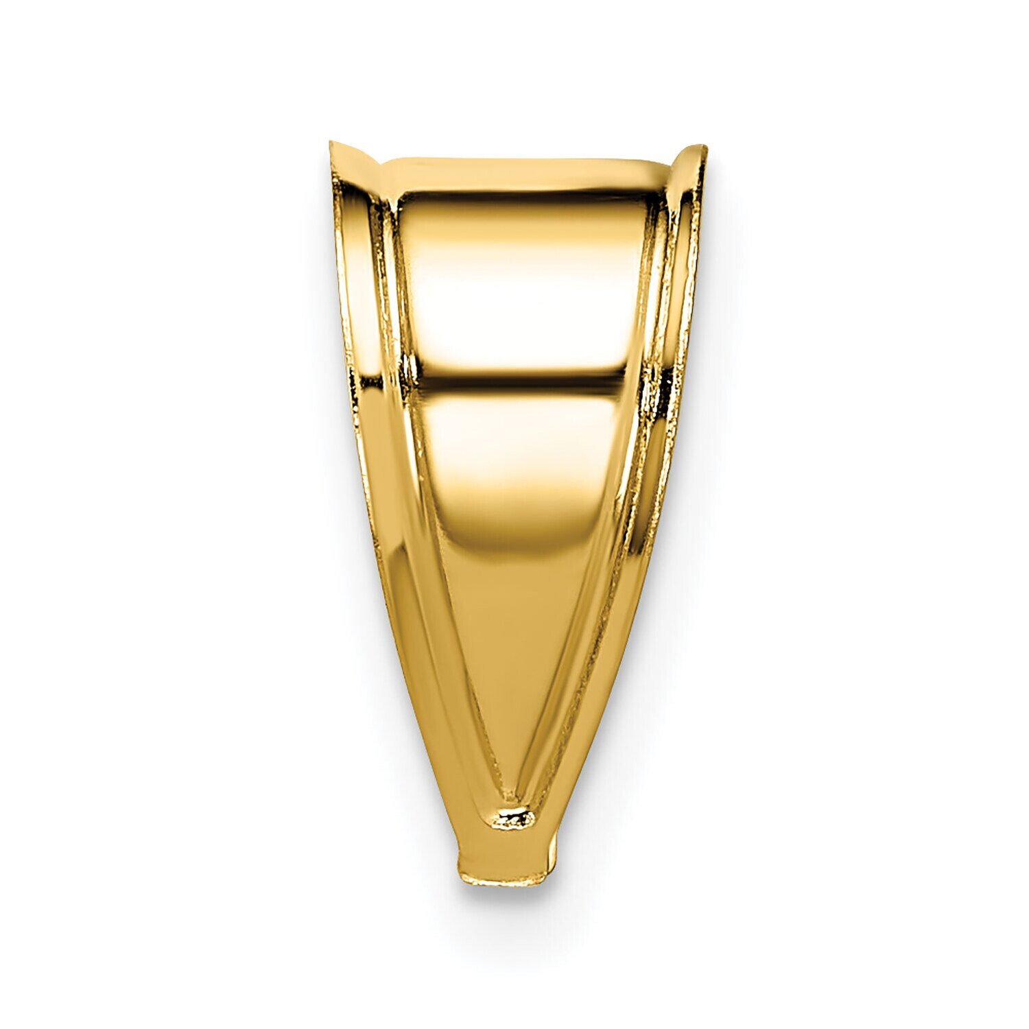Large Stamped Bail 14k Yellow Gold YG1545, MPN: YG1545,