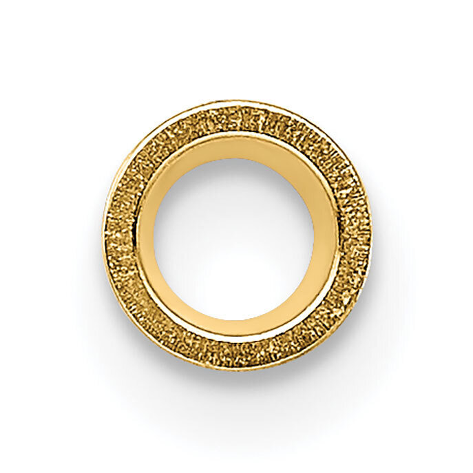 Round Tapered Tube Bezel .12ct. Setting 14k Yellow Gold YG157, MPN: YG157,