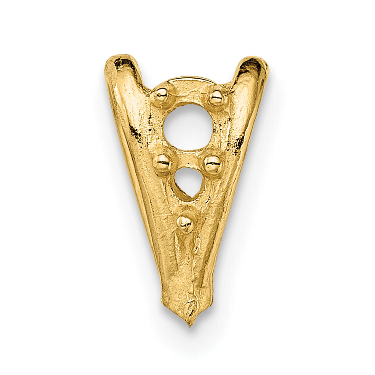 Casted Diamond Accent Bail 14k Yellow Gold YG1583, MPN: YG1583,