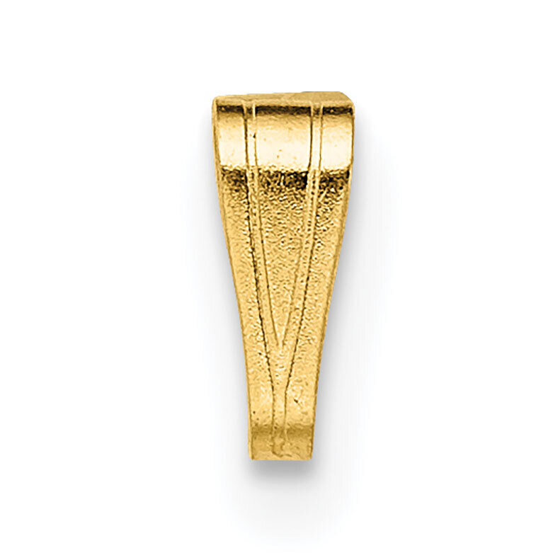 Snap On/Locket Bail 14k Yellow Gold YG1590, MPN: YG1590,