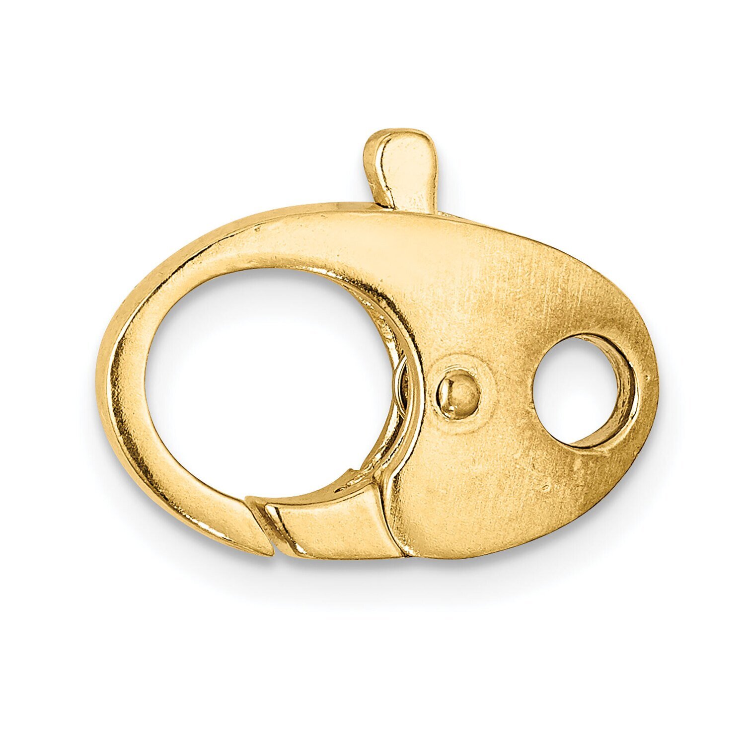 Oval Cast Lobster Clasp 14k Yellow Gold YG1665