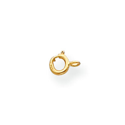 Standard Weight Spring Ring Clasp 14k Yellow Gold YG1698, MPN: YG1698,