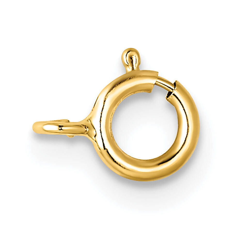 Standard Weight Spring Ring Clasp 14k Yellow Gold YG1700