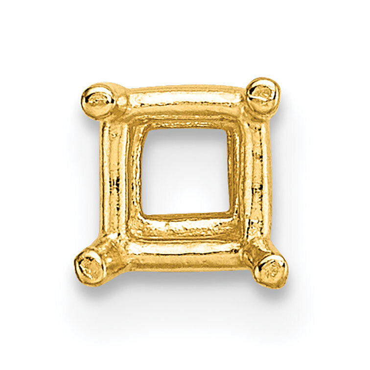 Princess 4-Prong 2.0mm Setting 14k Yellow Gold YG170, MPN: YG170,