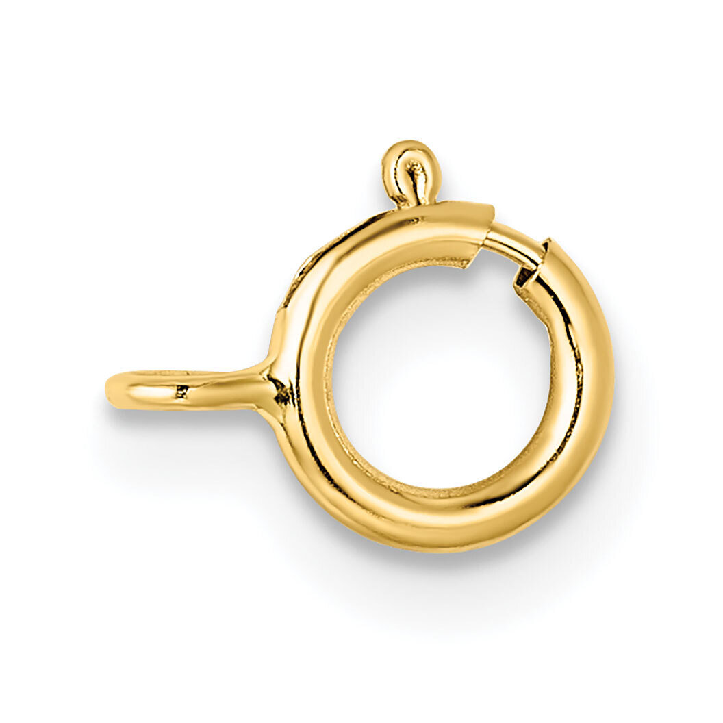 Standard Weight Spring Ring Clasp 14k Yellow Gold YG1702
