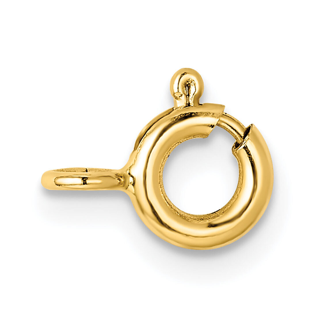 Heavy Weight Spring Ring Clasp 14k Yellow Gold YG1710