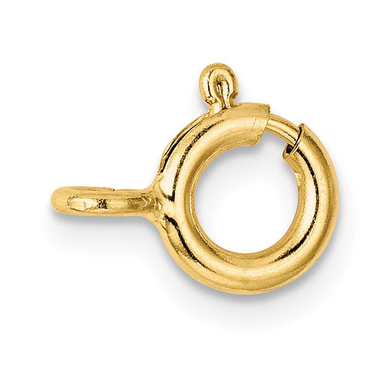 Heavy Weight Spring Ring Clasp 14k Yellow Gold YG1711, MPN: YG1711,