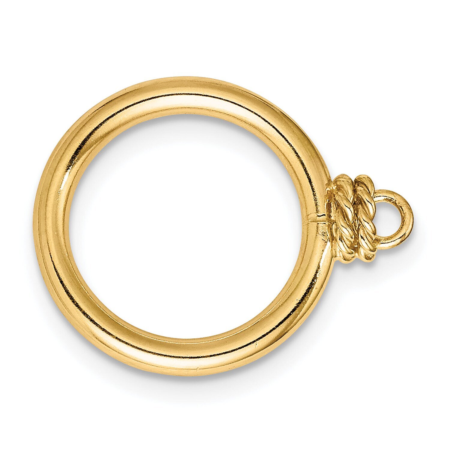 Hollow Wire Toggle Ring for Clasp 14k Yellow Gold YG1774, MPN: YG1774,