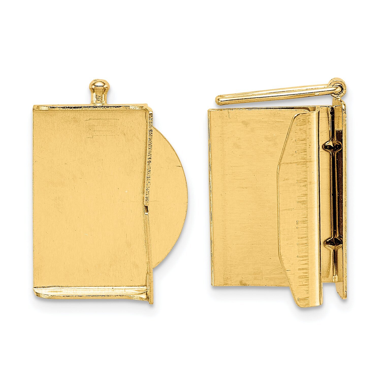 Folded Tongue and Box Clasp 14k Yellow Gold YG1847, MPN: YG1847,
