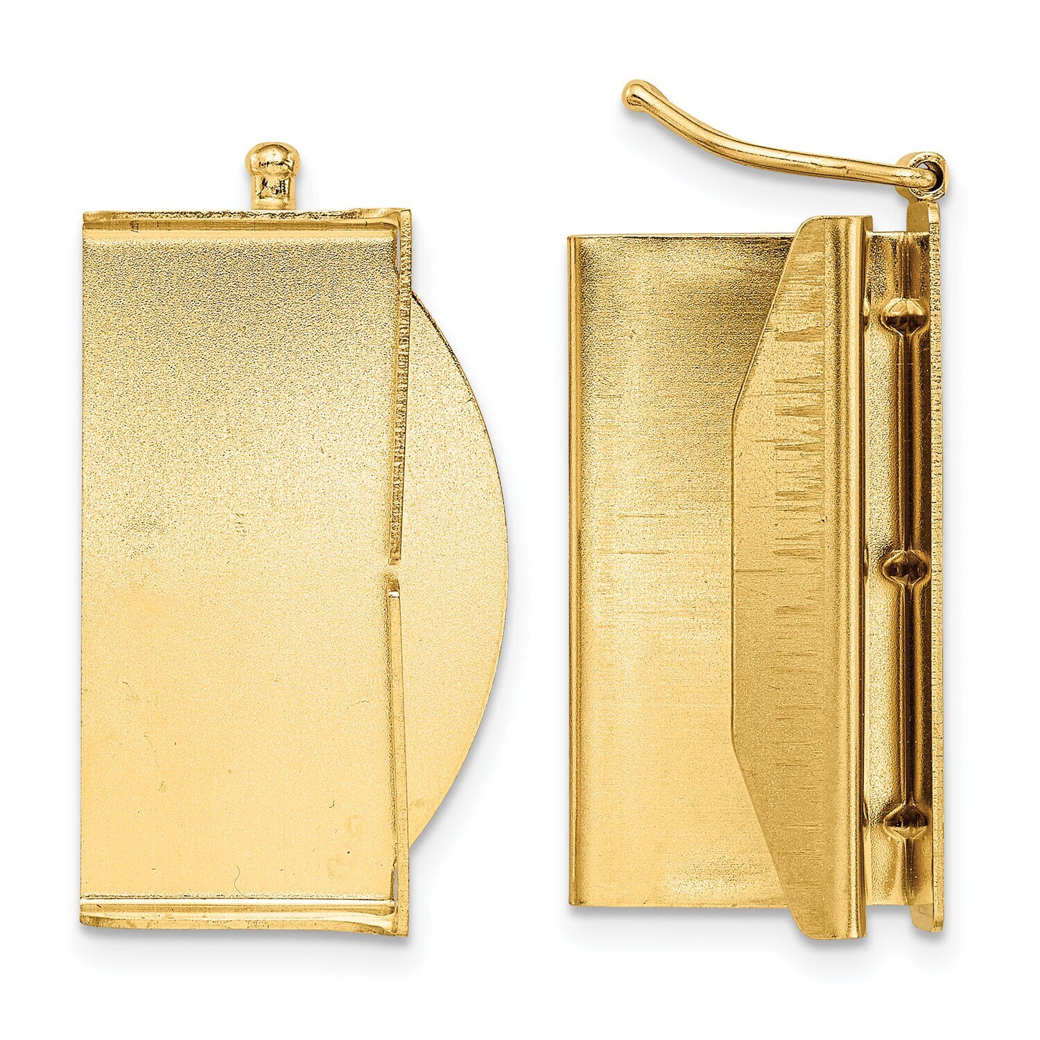 Folded Tongue and Box Clasp 14k Yellow Gold YG1850, MPN: YG1850,