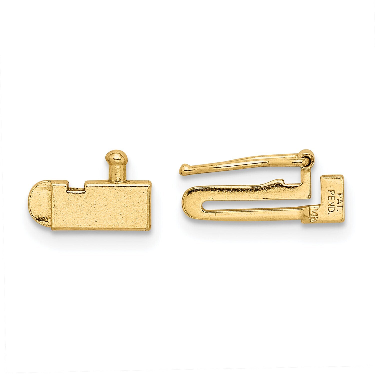 Tennis Bracelet Clasp 14k Yellow Gold YG1867, MPN: YG1867,