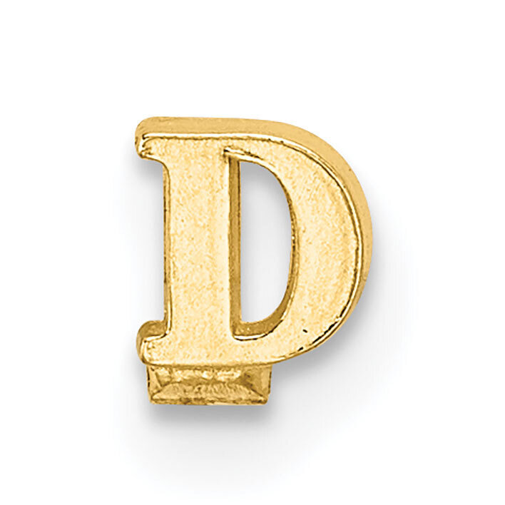 Casted Letter D 14k Yellow Gold YG2219D, MPN: YG2219D,
