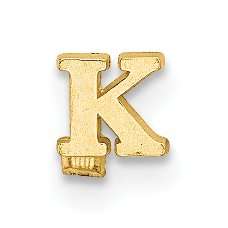 Casted Letter K 14k Yellow Gold YG2219K, MPN: YG2219K,
