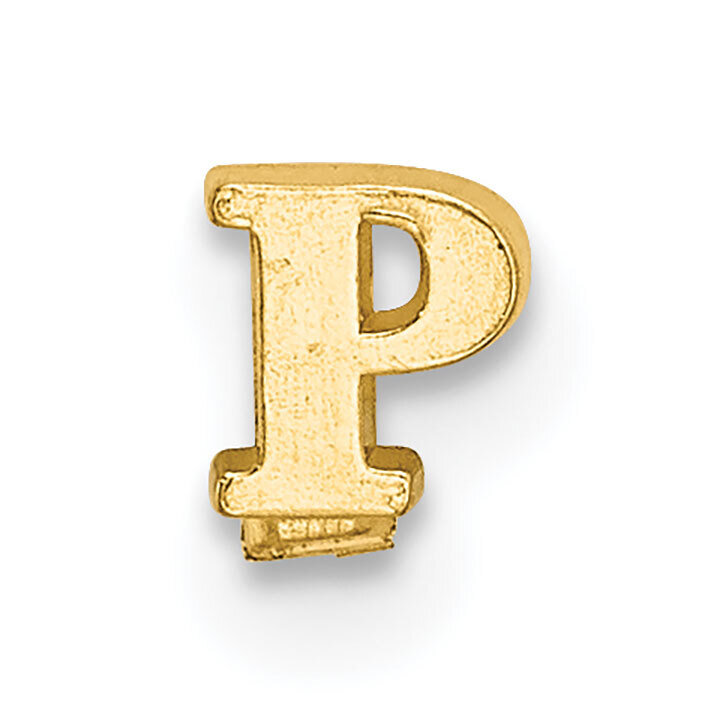 Casted Letter P 14k Yellow Gold YG2219P, MPN: YG2219P,