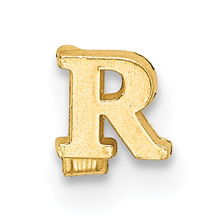 Casted Letter R 14k Yellow Gold YG2219R, MPN: YG2219R,