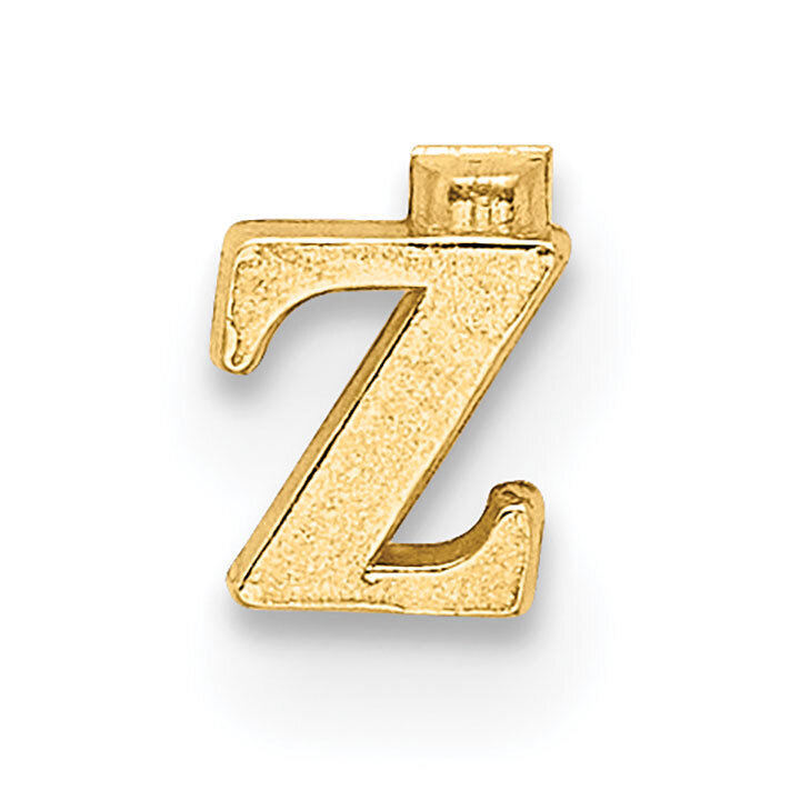 Casted Letter Z 14k Yellow Gold YG2219Z, MPN: YG2219Z,