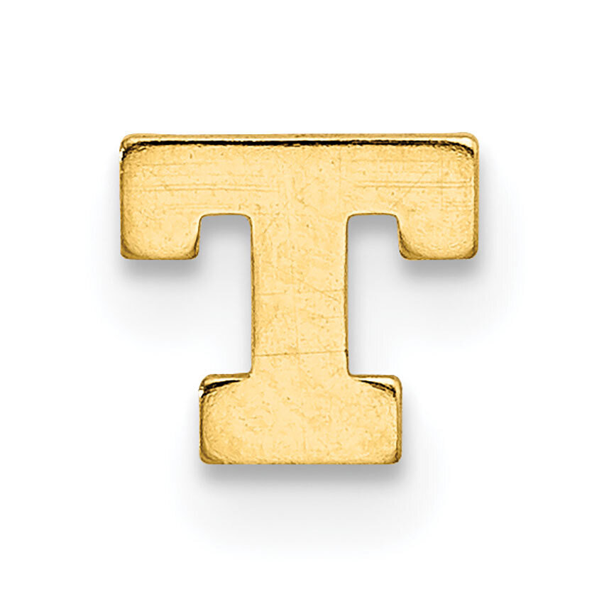 Die Struck Letter T 14k Yellow Gold YG2220T, MPN: YG2220T,