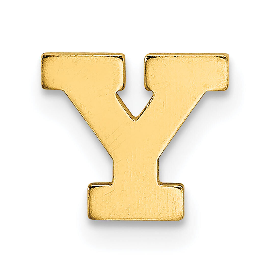 Die Struck Letter Y 14k Yellow Gold YG2221Y, MPN: YG2221Y,