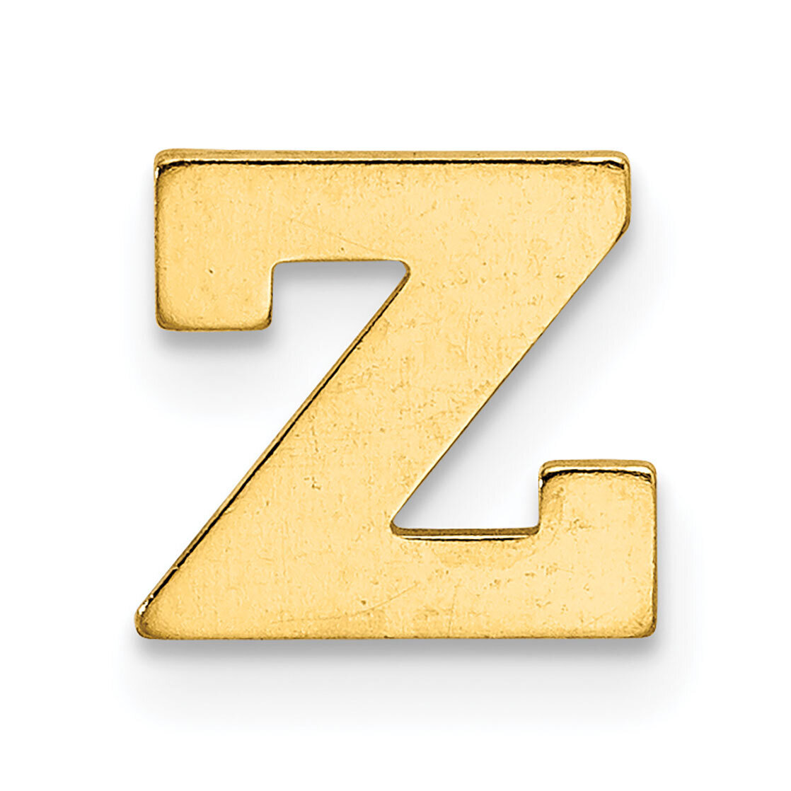 Die Struck Letter Z 14k Yellow Gold YG2221Z, MPN: YG2221Z,