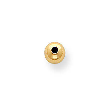 Standard Weight Small Hole 5mm Bead 14k Yellow Gold YG2262