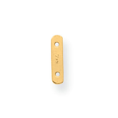 2-Strand 6mm Pearl Spacer 14k Yellow Gold YG2403, MPN: YG2403,