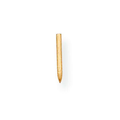 .045 x .375in. Tie Tac Post 14k Yellow Gold YG2523