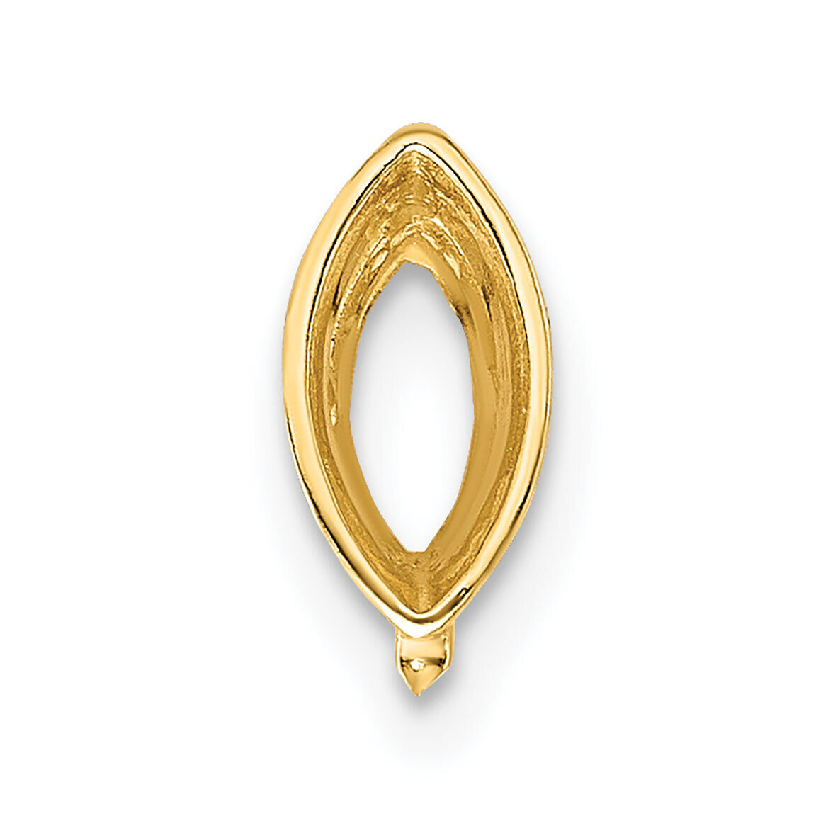 Marquise Bezel with Airline 2.25 x 1mm Setting 14k Yellow Gold YG267, MPN: YG267,