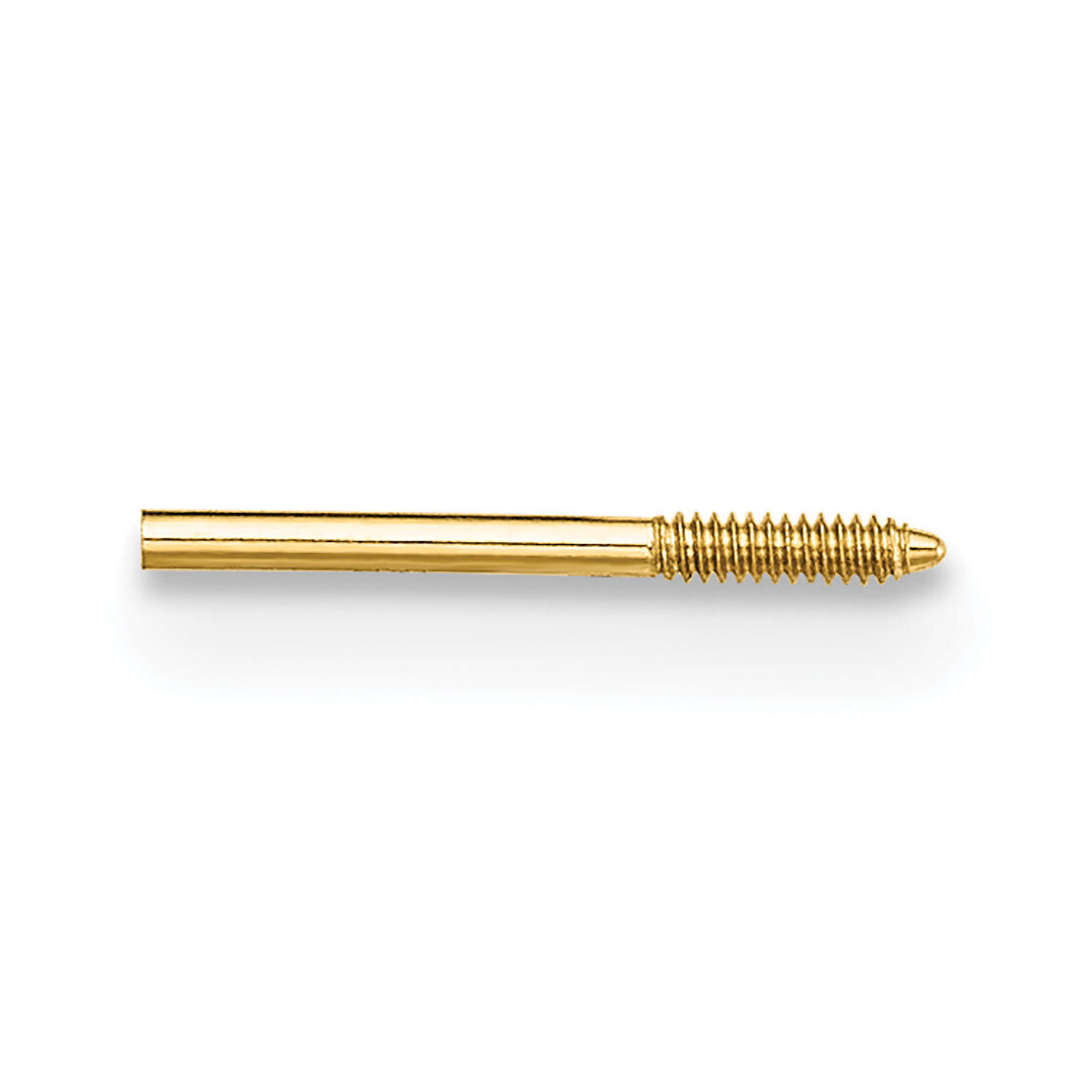 Push On Thread Off Earring Post 14k Yellow Gold YG2687, MPN: YG2687,