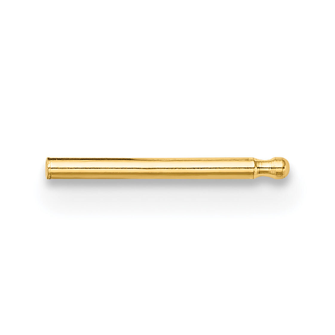 Single Notched Friction Earring Post 14k Yellow Gold YG2691, MPN: YG2691,