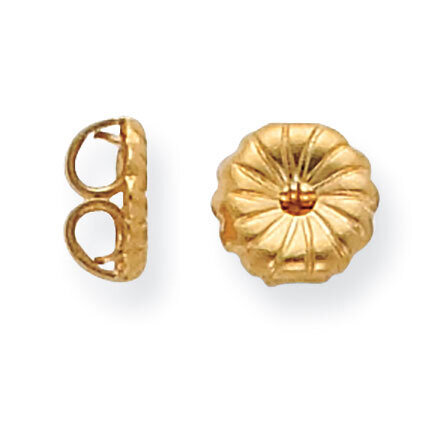 Heavy Friction Earring Nut 14k Yellow Gold YG2711, MPN: YG2711,