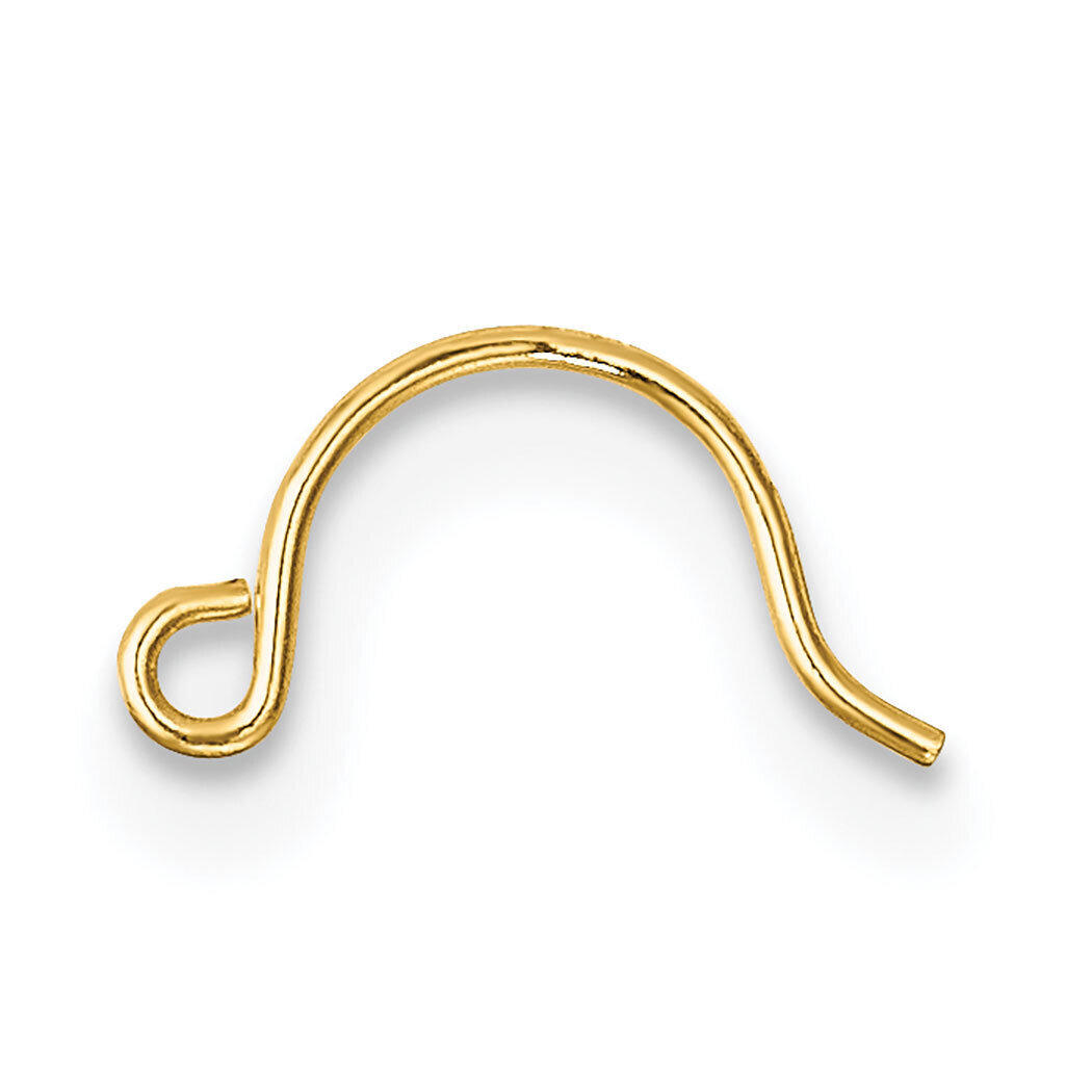 9.5mm U Earring Replacement Wire Component 14k Yellow Gold YG2722