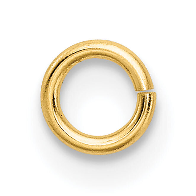 20 Gauge 4.5mm Round Jump Ring Setting 14k Yellow Gold YG2855, MPN: YG2855,