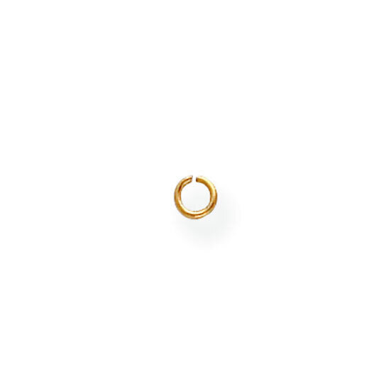22 Gauge 3.3mm Round Jump Ring Setting 14k Yellow Gold YG2866
