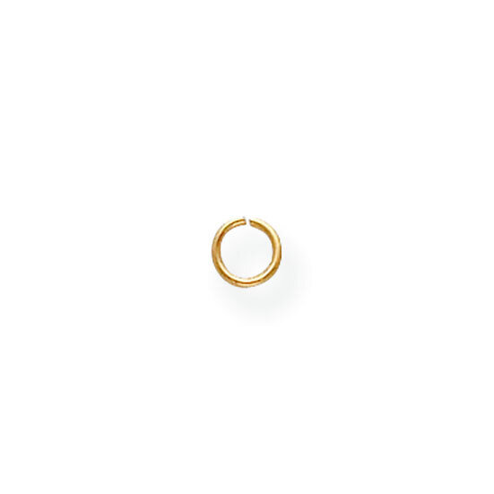 22 Gauge 4.5mm Round Jump Ring Setting 14k Yellow Gold YG2868, MPN: YG2868,
