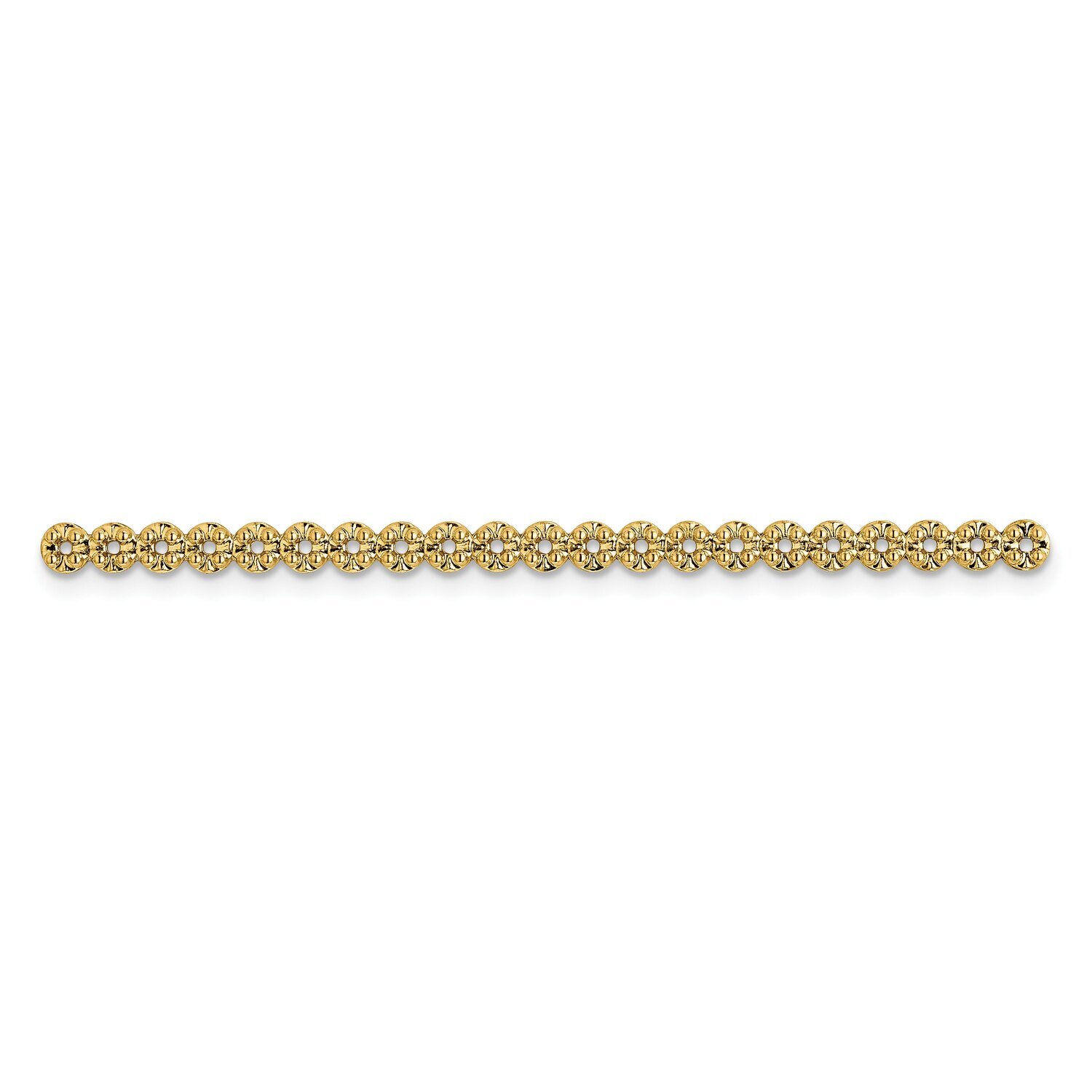 Trim Gallery Type 52.4 x 2.1mm Strip Setting 14k Yellow Gold YG317, MPN: YG317,