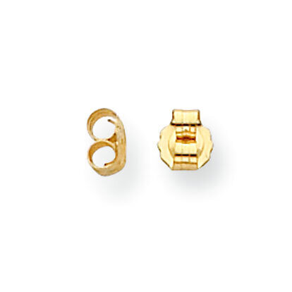 Medium Friction Earring Nut 14k Yellow Gold YG707, MPN: YG707,