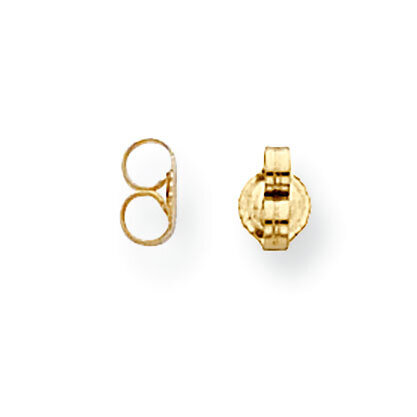 Medium Friction Earring Nut 14k Yellow Gold YG708, MPN: YG708,