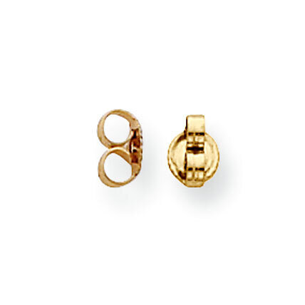 Medium Friction Earring Nut 14k Yellow Gold YG709, MPN: YG709,