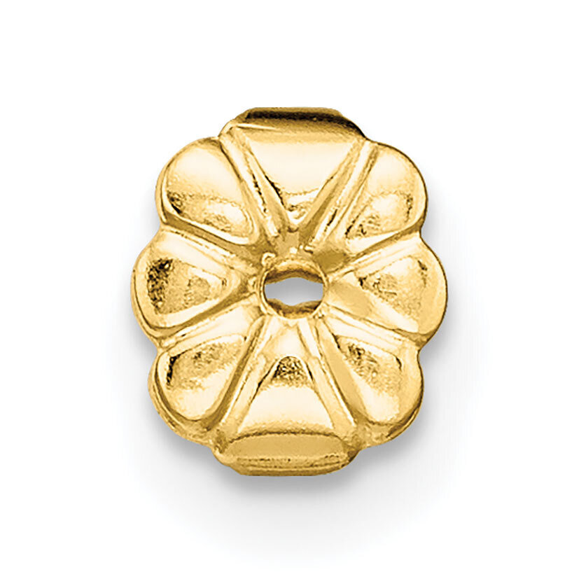 Heavy Friction Earring Nut 14k Yellow Gold YG712, MPN: YG712,
