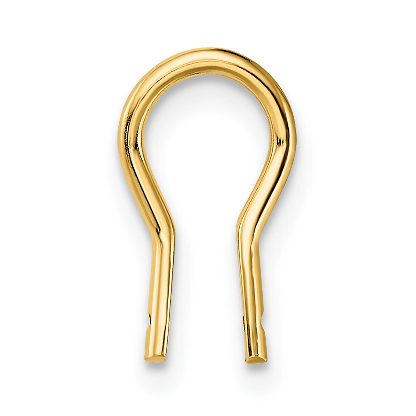 Lightweight Omega Clip Wire Component 14k Yellow Gold YG748, MPN: YG748,