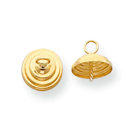 Pearl Dangle Earring Component 14k Yellow Gold YG883, MPN: YG883,