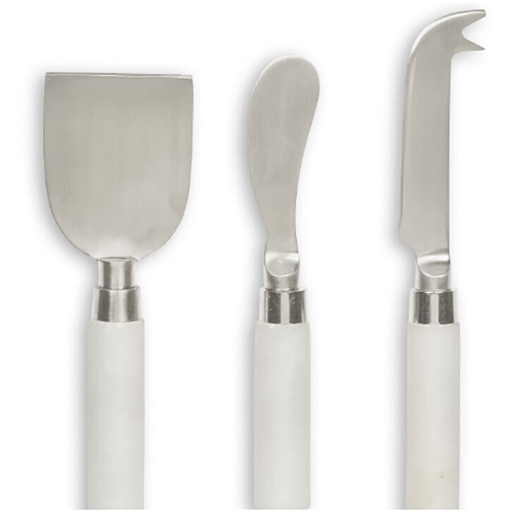 Tizo 3 Piece Chef Cheese Set White Marble 2030/CHE, MPN: 2030/CHE,
