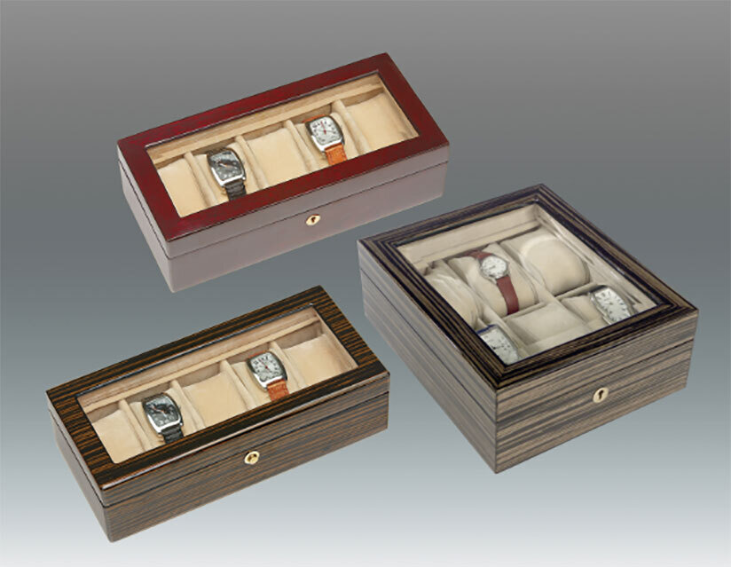 Tizo Jewelry Box Rosewood 5 Watch Holder Royals NC7602RBX