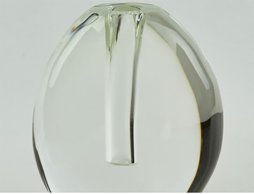 Tizo Crystal Glass Bud Vase Bubble PH119VAS