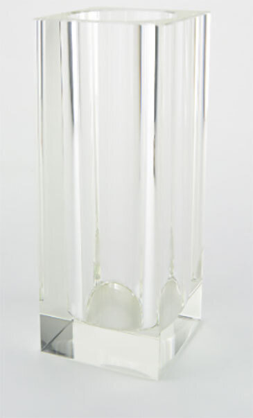 Tizo Crystal Vase 10.25 Inch High PH602VAS