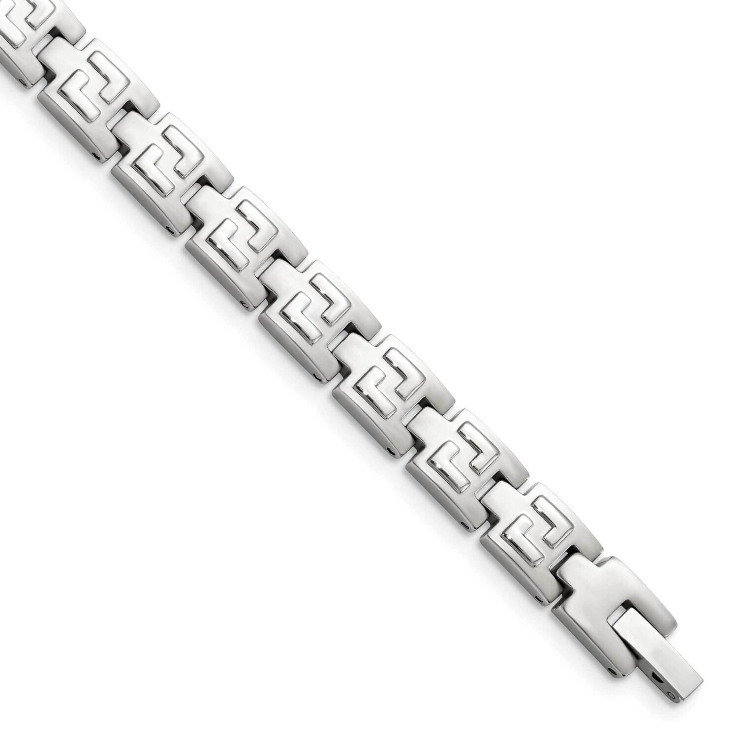 8.5 Inch Bracelet Stainless Steel Brushed and Polished SRB101-8.5