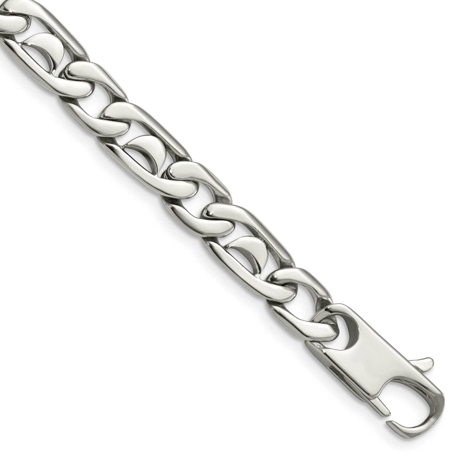 Links Bracelet Stainless Steel Polished SRB1092-8.5 by Chisel, MPN: SRB1092-8.5, 886774672670