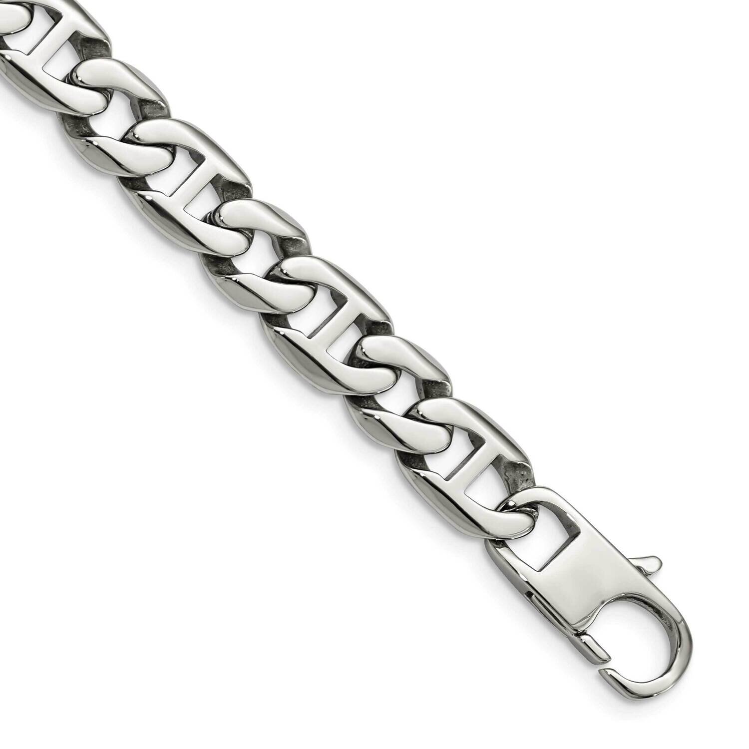 Links Bracelet Stainless Steel Polished SRB1100-8.25