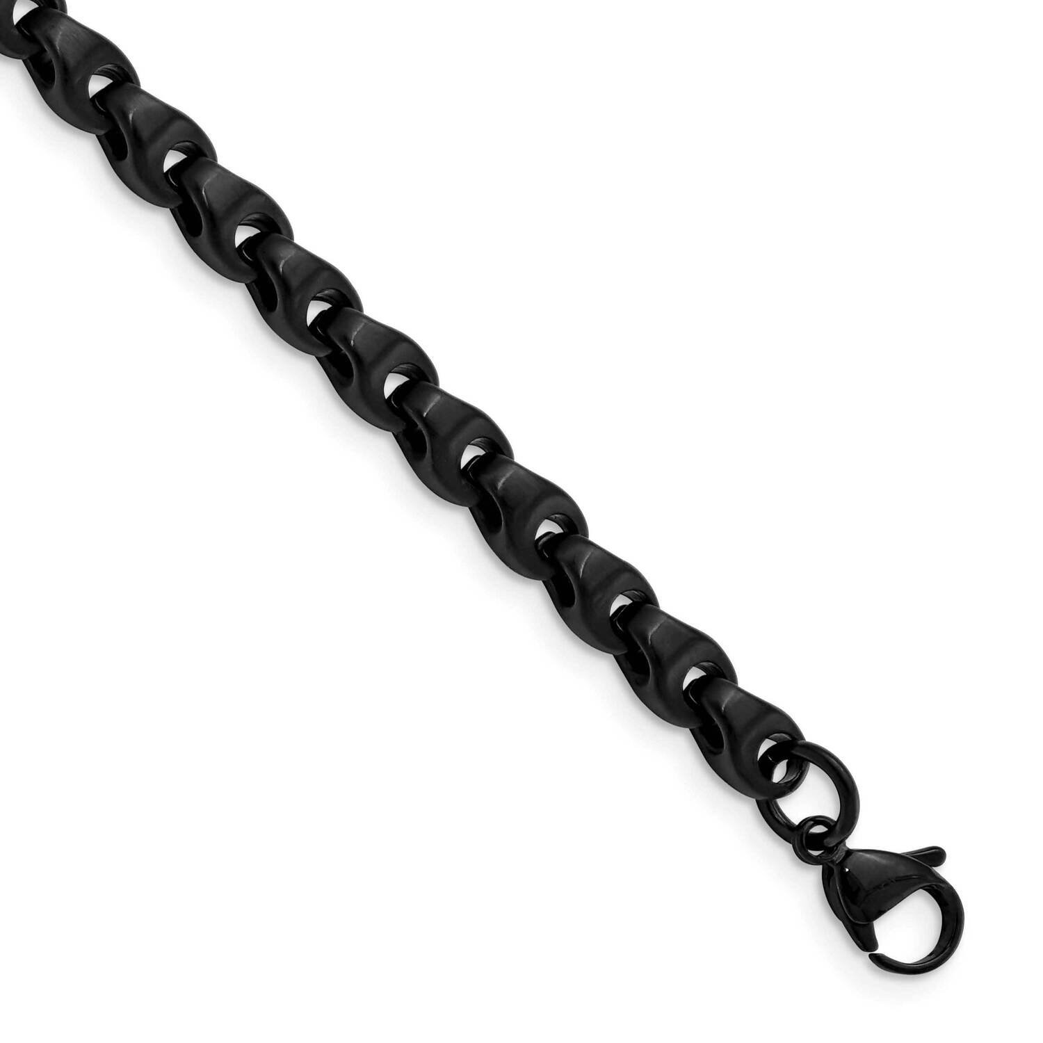 Black IP-plated Bracelet Stainless Steel SRB1322-9 by Chisel, MPN: SRB1322-9, 886774968247