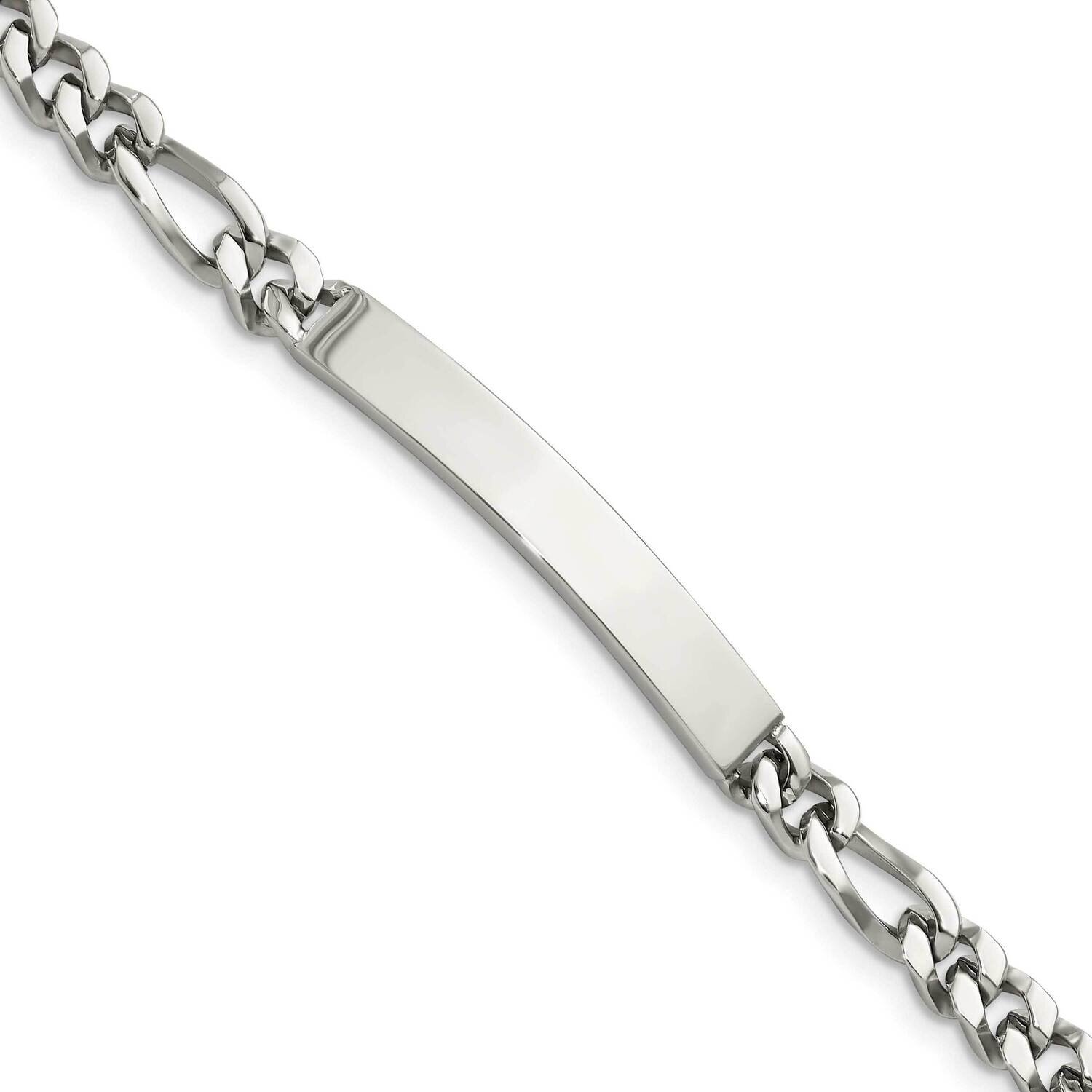 ID Bracelet Stainless Steel Polished SRB1403-8.25 by Chisel, MPN: SRB1403-8.25, 886774672267